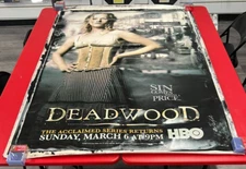 Deadwood HBO TV Series Season 2 Sin Comes With a Price 48x70 Oversized Poster