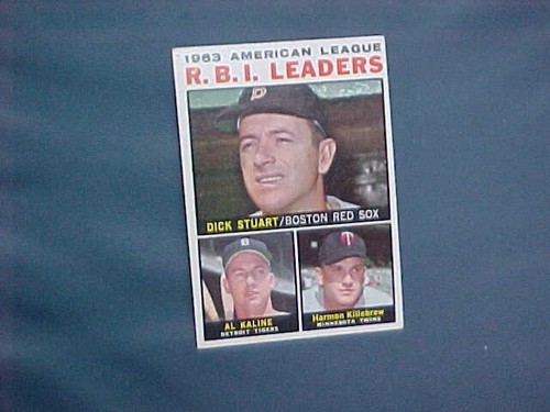 3 1964 Topps Baseball AL HR Leaders #10, RBI Leaders #12 & #8 Batting Leaders!!!