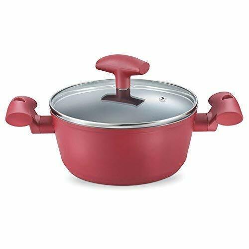 Prestige Dura Plus Forged Casserole with Lid, 24cm, Red - Picture 1 of 1