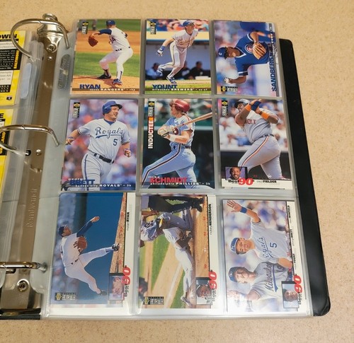 1995 Upper Deck Collector’s Choice Single Series Baseball Set In Binder.  - Picture 5 of 9