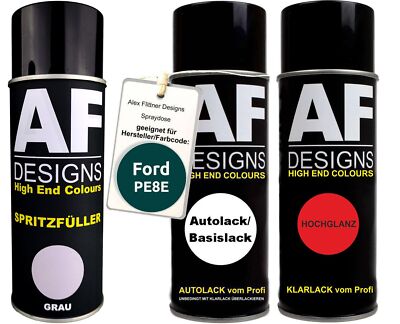 Für Ford PE8E Amazon Green Metallic Spraydose Autolack Klarlack Spritzfüller Gru