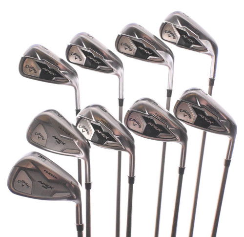 Callaway Apex CF-19 Combo Set 3-PW,AW Iron Set w/ Steelfiber fc115cw Stiff RH