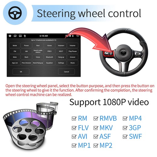 9" Android 13 For Toyota Camry 2000-2006 Car Stereo GPS Navi Wifi Radio 1+32GB - Picture 7 of 18