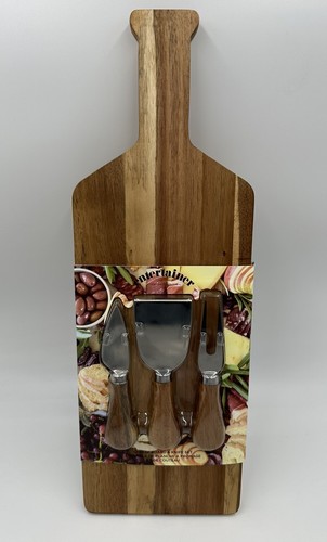 Entertainer 4 Stück Premium Collection Schneidebrett Käse Set Akazienholz - Bild 1 von 2