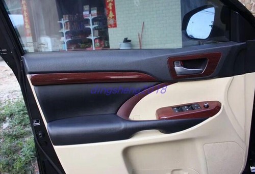 24PCS Peach wood grain Interior trim kit For Toyota Highlander 2015-2018 - Bild 9 von 12