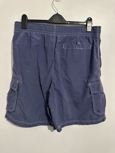 Dockers Swim Shorts Men's L Navy Blue Trunks Polyester Lined - Picture 2 of 9