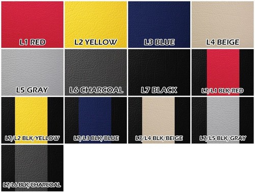 FUNDAS DE ASIENTO TRASERO PARA CHEVY CAMARO IGGEE S. CUERO HECHAS A MEDIDA 13 COLORES - Imagen 14 de 15