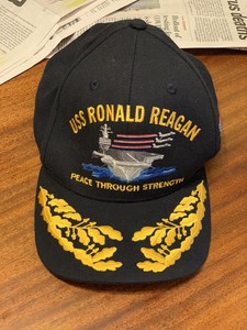 Uss ronald reagan ball cap Clearance