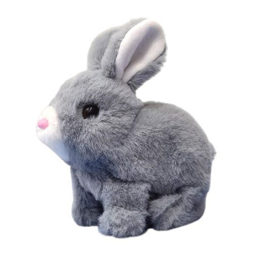 1Pc Hopping Rabbit Interactive Electronic Pet Plush Bunny Toy With Sounds - Picture 9 of 9