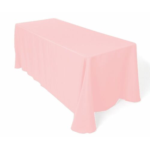 8 rechteckige 90""x132"" Zoll Polyester Tischdecke 6 Fuß Bankettbezug 18 FARBEN USA - Bild 13 von 20