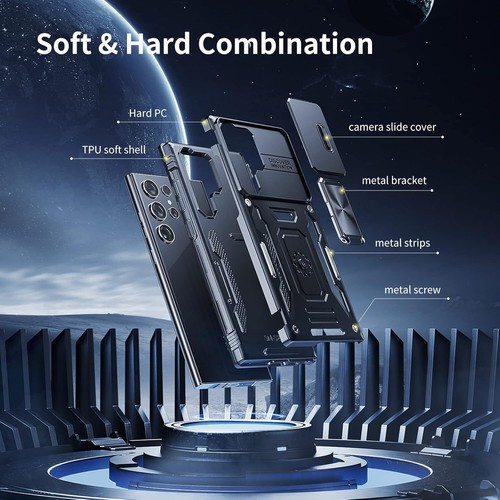For Samsung S25 S24 S23 S22 S21 S20 FE Ultra Plus A56 Case Shockproof Ring Cover - Picture 6 of 18