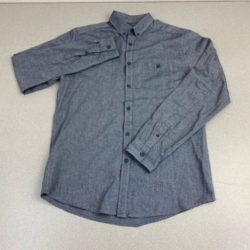 Cedar Wood State Button Up Shirt Mens S Gray Long Sleeve Chest Pocket Casuals - Picture 4 of 12