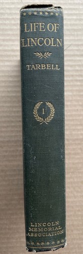 PRESIDENT BOOK - LIFE OF ABRAHAM LINCOLN - IDA TARBELL - 1900 - WITH EPHEMERA