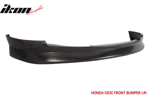 For 99-00 Honda Civic EK CS Style Front Bumper Lip Spoiler Splitter Unpainted PU - Picture 7 of 10
