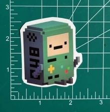Minecraft 8bit Retro Stickers Gamer - Bottle, Laptop, Skateboard