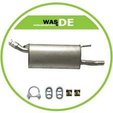 Auspuff Endschalldämpfer Opel Corsa B 1.2, 1.4, 1.5 D, 1.5 TD & 1.7 D + Anbaukit