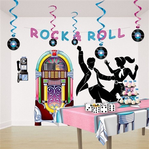 Fabuloso mantel de plástico años 50 54" x 108" años 50 calcetín lúpulo comedor salón - Imagen 2 de 2