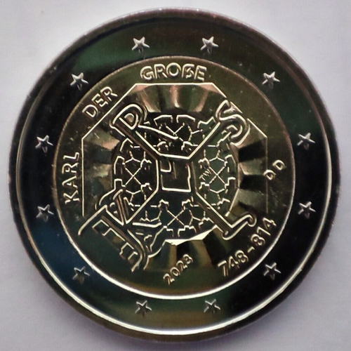 Germany 2 euro coin 2023 "Charlemagne" UNC - Picture 2 of 6