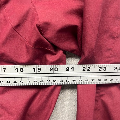 Members Only Bomber Jacket Mens 40 Burgundy Racer Moto Lightweight Full Zip - Picture 6 of 8