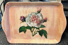 Roses Scatter Tray Sandwich Snack Dish Melamine floral flowers