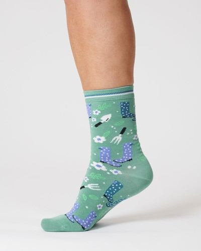 THOUGHT BAMBOO LADIES' SOCKS - GARDEN TOOLS TA461B - BNWT - Picture 6 of 10