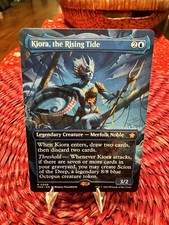 Kiora, the Rising Tide - 0309 309 RARE  Regular (Borderless) - Foundations - Mtg