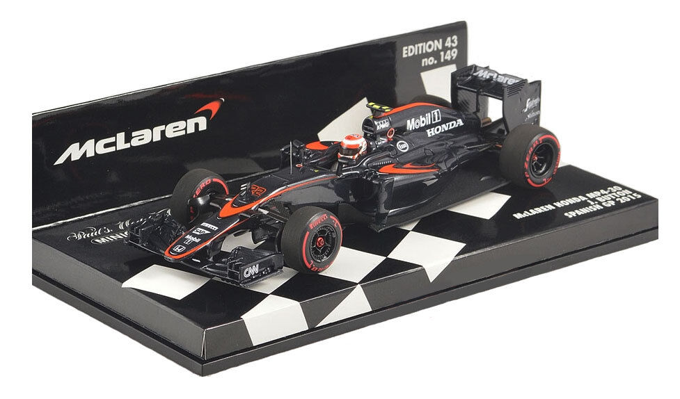 Minichamps McLaren Honda MP4-30 #22 Spanish GP 2015 - Jenson Minichamps McLaren Honda MP4-30 #22 Spanish GP 2015 - Jenson