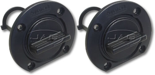 2 x LARGE COMPLETE BOAT DRAIN BUNG PLUGS BLACK- for Quintrex/Stacer Marine Bungs - Picture 3 of 4