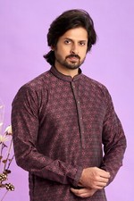 Mens Designer Wedding Bollywood Party Wear Traditional Eid Wear Kurta Payjama