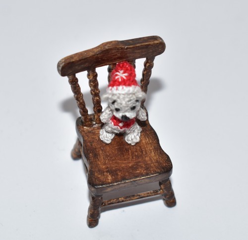 Dollhouse Miniature Bear Dollhouse Doll 0.8" Christmas Bear Christmas Gift Idea - Picture 3 of 9