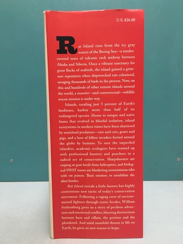 "Rat Island: Predators in Paradise. . ." William Stolzenburg 1st/1st HC/DJ 2011 - Picture 4 of 8