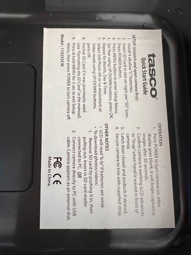 Tasco field camera model 119255CW - Picture 2 of 3