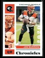 2020 Panini Chronicles Joe Burrow #19 TEAL RC Cincinnati Bengals