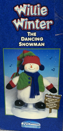 Willie Winter Animated Dancing Snowman~Rockin Around The Xmas Tree by Brenda Lee - Picture 10 of 12