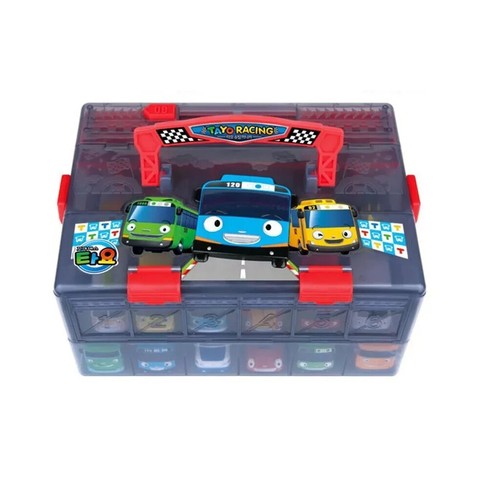 Tayo the Little Bus Shooting Mini Cars Storage Box - Picture 3 of 7