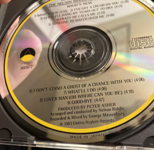 What's New-by:Linda Ronstadt & The Nelson Riddle Orchestra (CD, Aug-2011) Japan - Foto 3 di 3