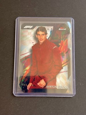 Die-Cut /99 Ayrton Senna #84 - 2024 Topps Finest Formula 1 F1 Card - CLEAN NM