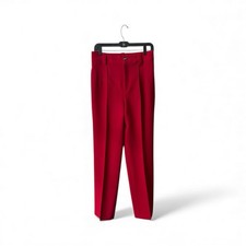 ZARA The Fran oise High Waist Pleated Straight Leg Full Length Pants Size Small