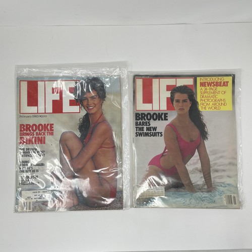 Vintage Life Magazine Lot 2 February 1983 1985 Brooke Shields Swimsuits Bikini - Picture 1 of 14