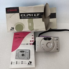 Vintage CANON ELPH LT IXUS M-1 Camera Built In Flash Wrist Cord Instruction NIB