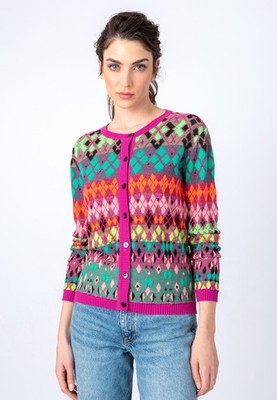 IVKO - LIMITED EDITION Brocade Cardigan Magenta