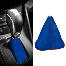 Car Shift Knob Dust Cover, Shift Boot Cover, Fabric Shifter Manual/Auto Blue