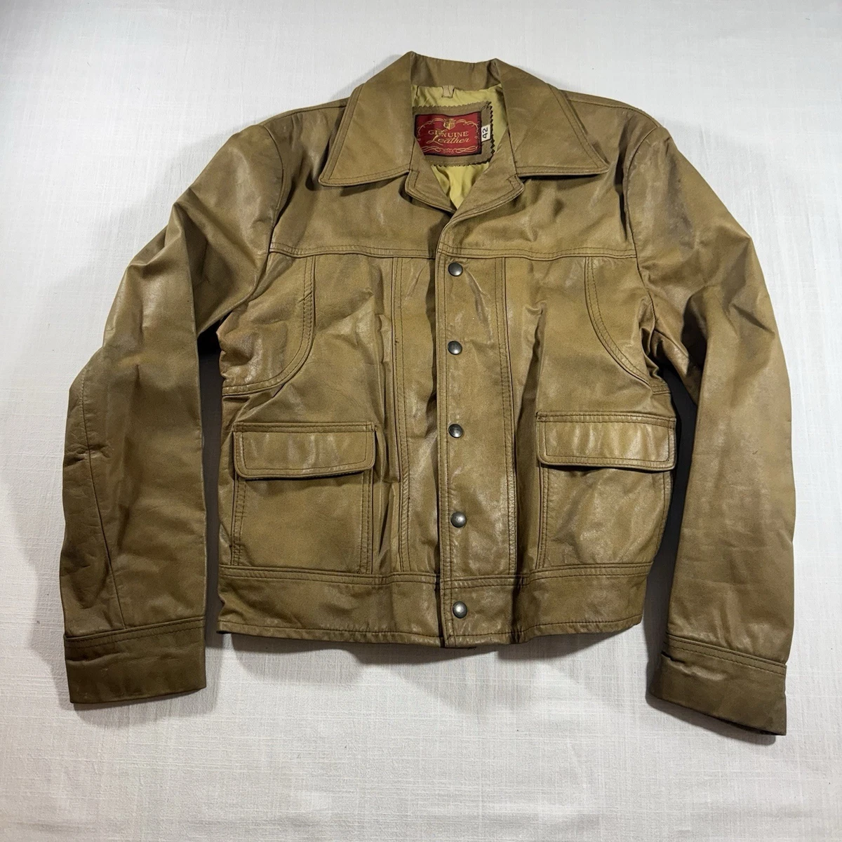 25+ Leather 1960s Vintage Outerwear Coats & Jackets for Men for