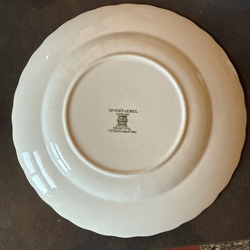 Copeland Spode’s Jewel 8” Piatti Crema PUNTI CERCHI Pane Insalata Dessert Crazing - Foto 3 di 4