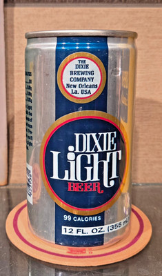 1981 DIXIE 12 OZ  ALUMINUM PULL TAB BEER CAN DIXIE BREWING NEW ORLEANS LOUISIANA