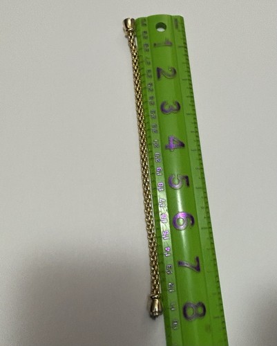 Goldfarbenes Mesh Armband mit Magnetverschluss - Bild 3 von 3