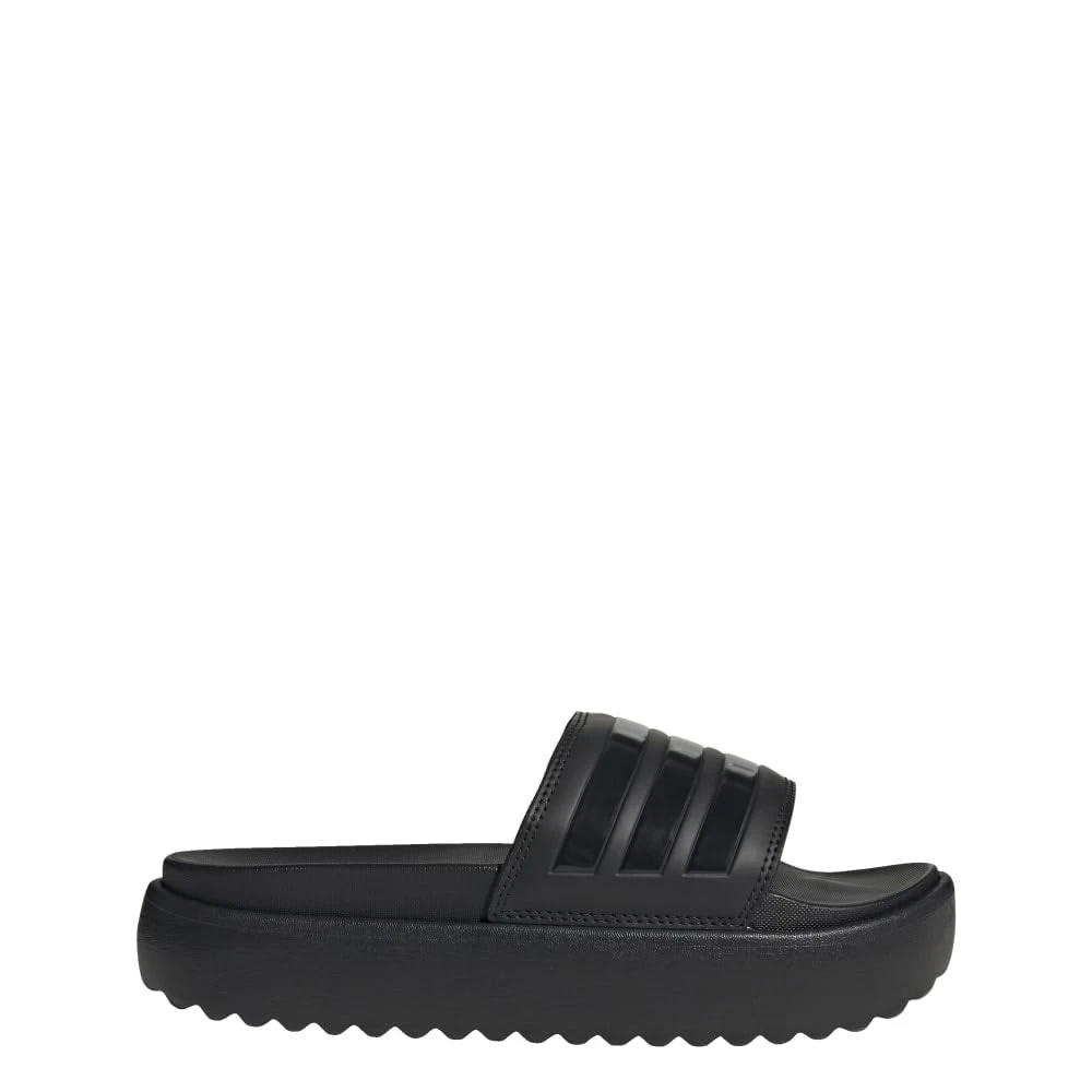 Adidas Sandalo Donna Adilette Platform Slide Nero Nero Nero 7
