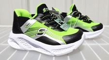 Skechers S Sport Step Ins Myles Lime Green Light Up Sneakers - Little Boys' 6
