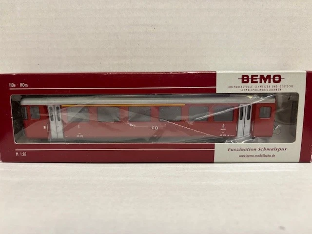 BEMO H0m ABt 4154 Personenwagen Steuerwagen 1.2/Kl. FO Furka-Oberalp 3275 204
