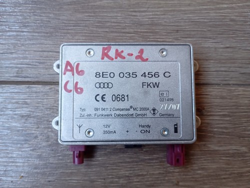 Audi A6 4F C6 Antennenverstärker 8E0035456C Steuergerät Telefon Handy Original